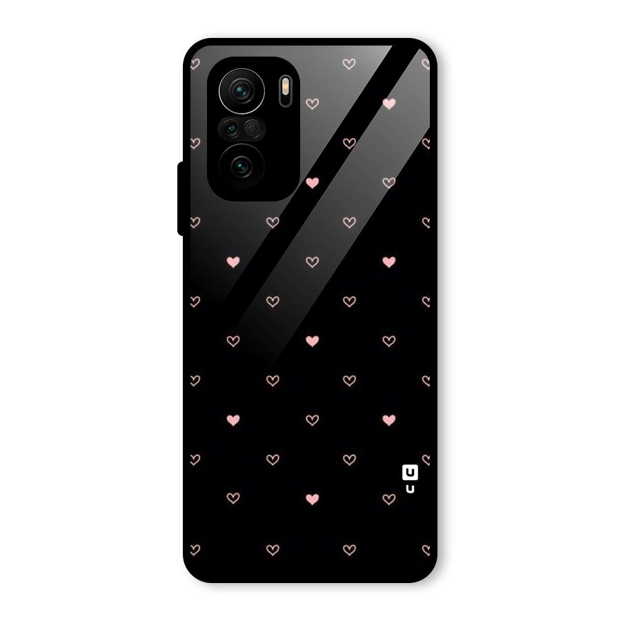 Tiny Little Pink Pattern Glass Back Case for Mi 11X Pro