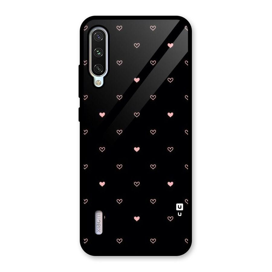 Tiny Little Pink Pattern Glass Back Case for Mi A3
