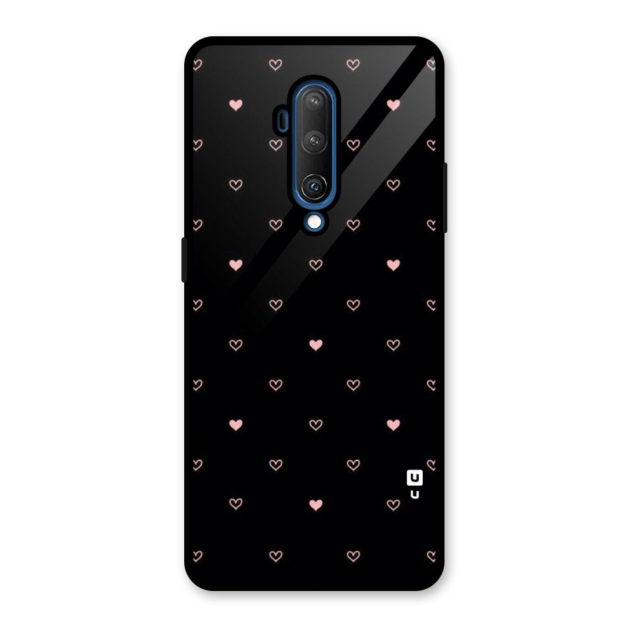 Tiny Little Pink Pattern Glass Back Case for OnePlus 7T Pro