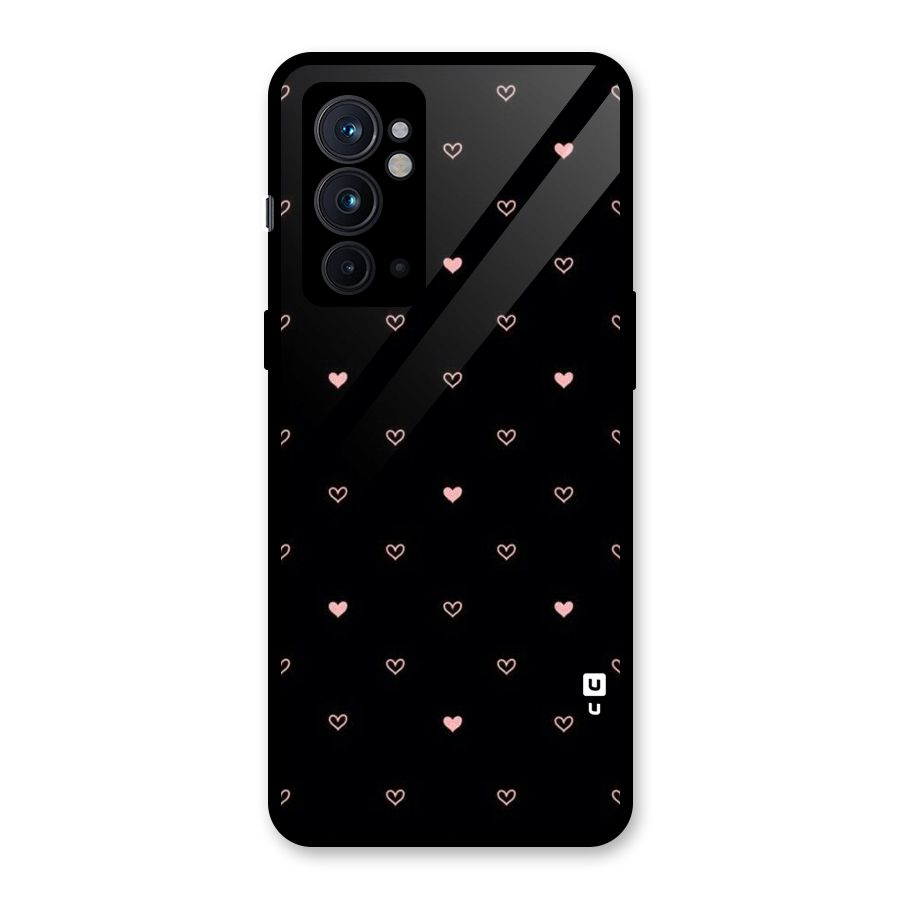 Tiny Little Pink Pattern Glass Back Case for OnePlus 9RT 5G