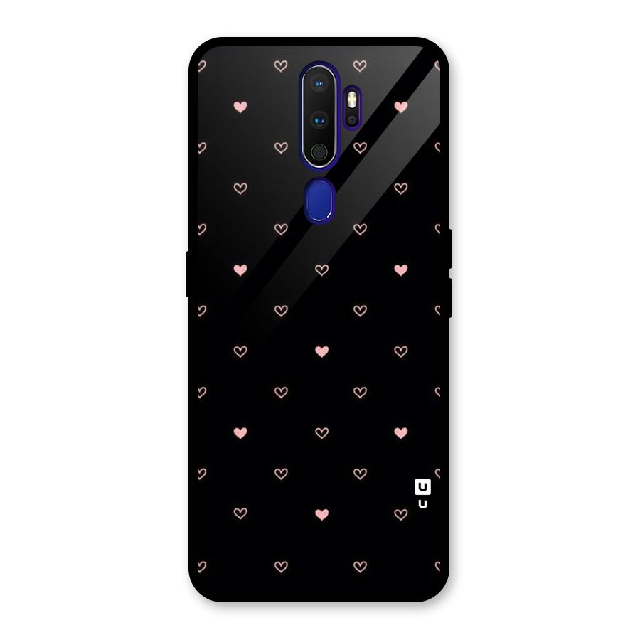 Tiny Little Pink Pattern Glass Back Case for Oppo A9 (2020)