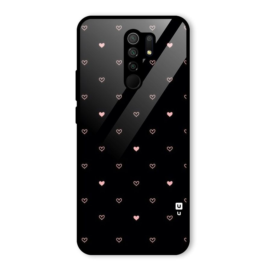 Tiny Little Pink Pattern Glass Back Case for Poco M2