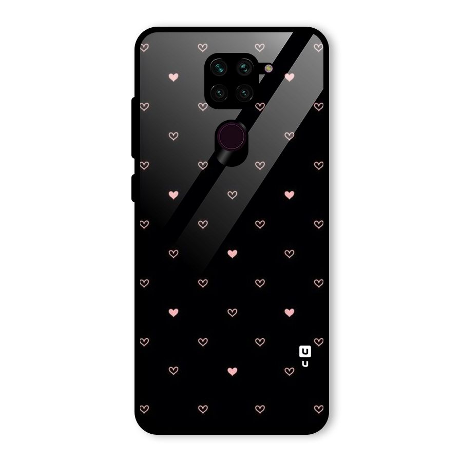Tiny Little Pink Pattern Glass Back Case for Redmi Note 9