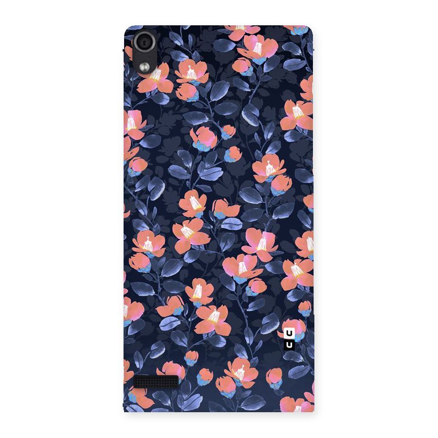 Tiny Peach Flowers Back Case for Ascend P6
