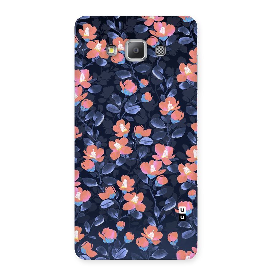 Tiny Peach Flowers Back Case for Galaxy A7