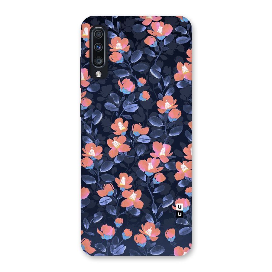 Tiny Peach Flowers Back Case for Galaxy A70s