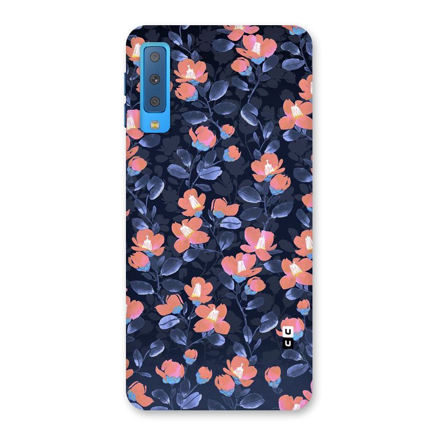 Tiny Peach Flowers Back Case for Galaxy A7 (2018)