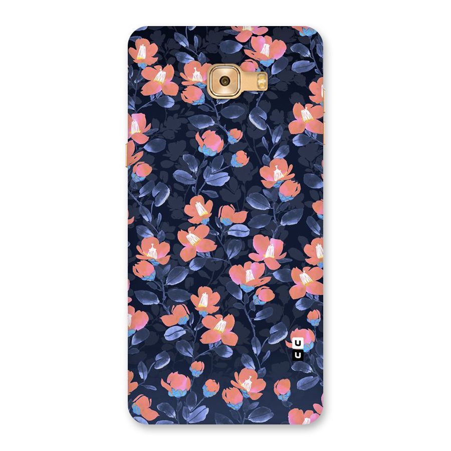 Tiny Peach Flowers Back Case for Galaxy C9 Pro