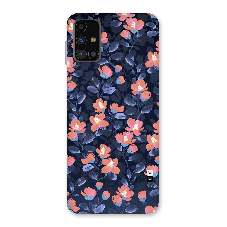 Tiny Peach Flowers Back Case for Galaxy M31s
