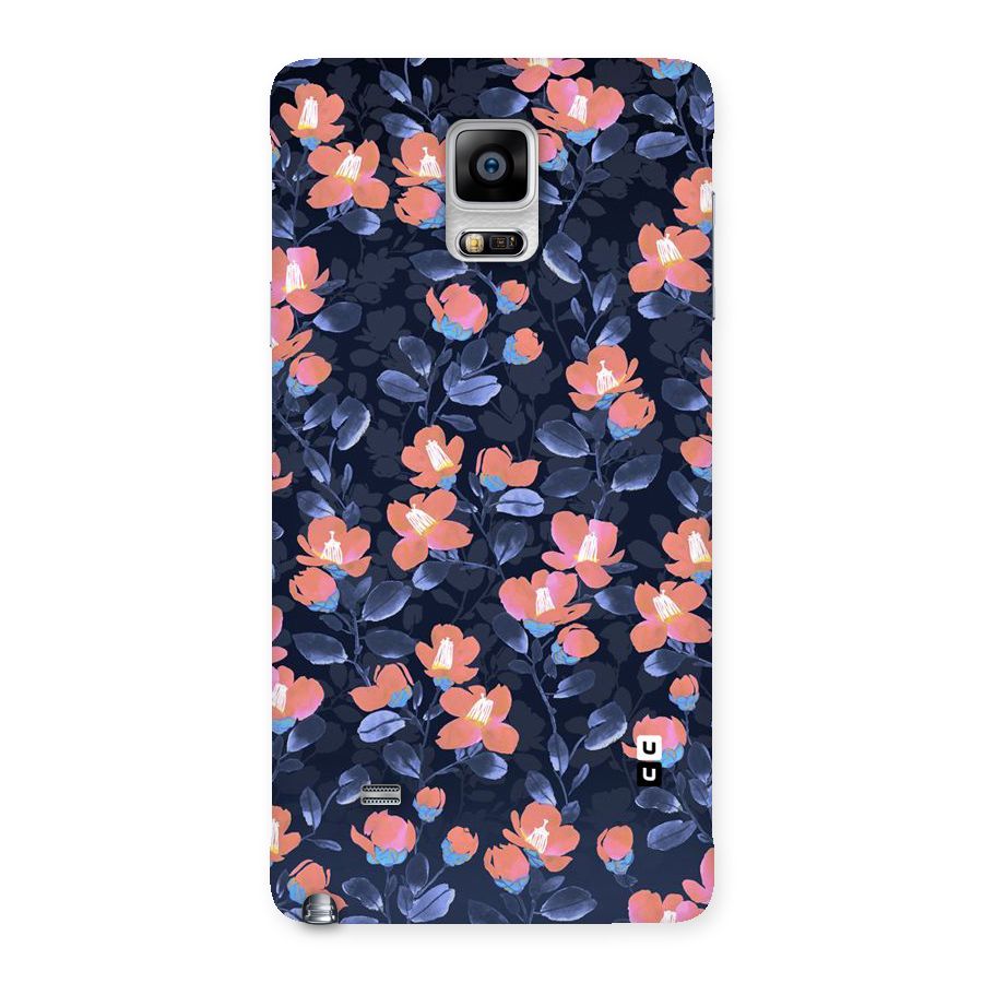 Tiny Peach Flowers Back Case for Galaxy Note 4