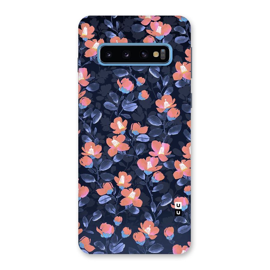 Tiny Peach Flowers Back Case for Galaxy S10