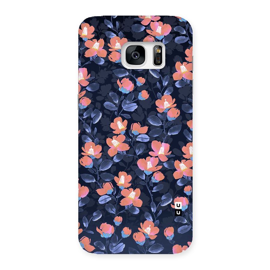 Tiny Peach Flowers Back Case for Galaxy S7 Edge