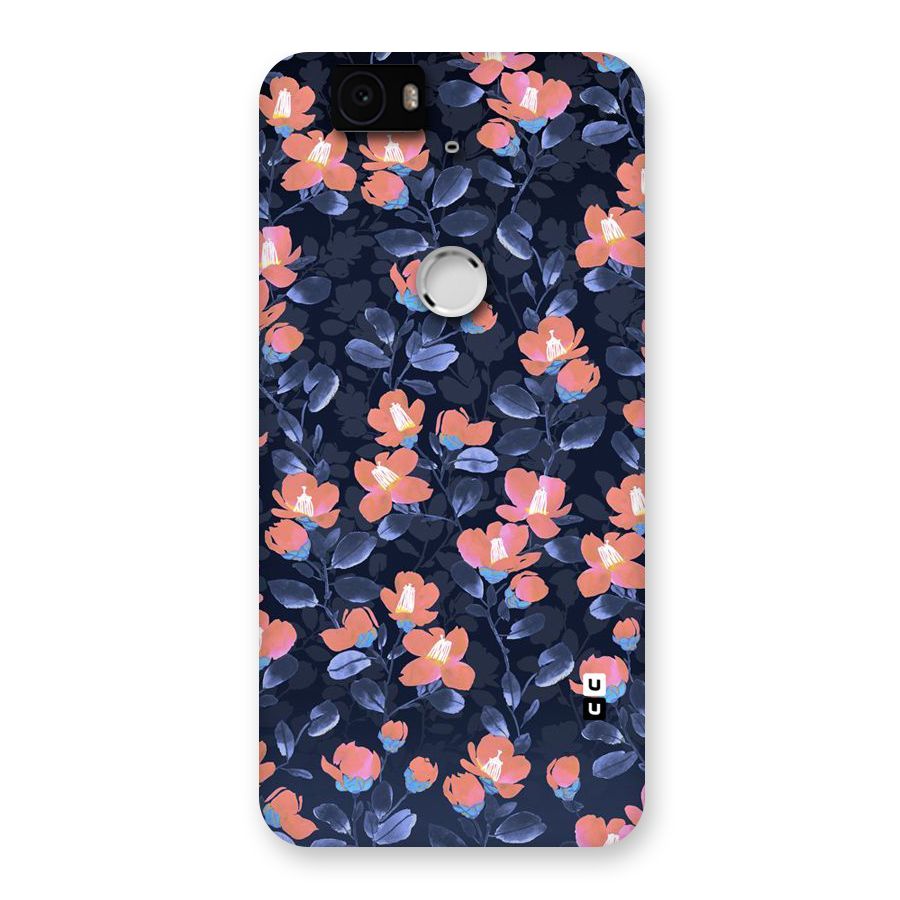Tiny Peach Flowers Back Case for Google Nexus-6P