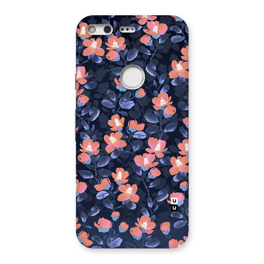 Tiny Peach Flowers Back Case for Google Pixel