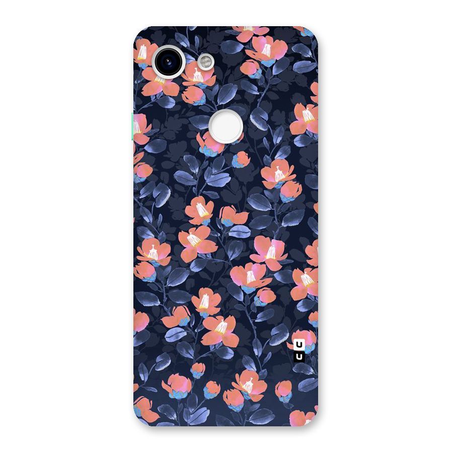 Tiny Peach Flowers Back Case for Google Pixel 3