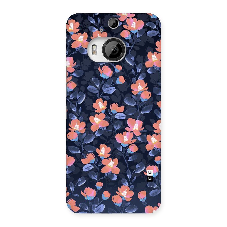 Tiny Peach Flowers Back Case for HTC One M9 Plus
