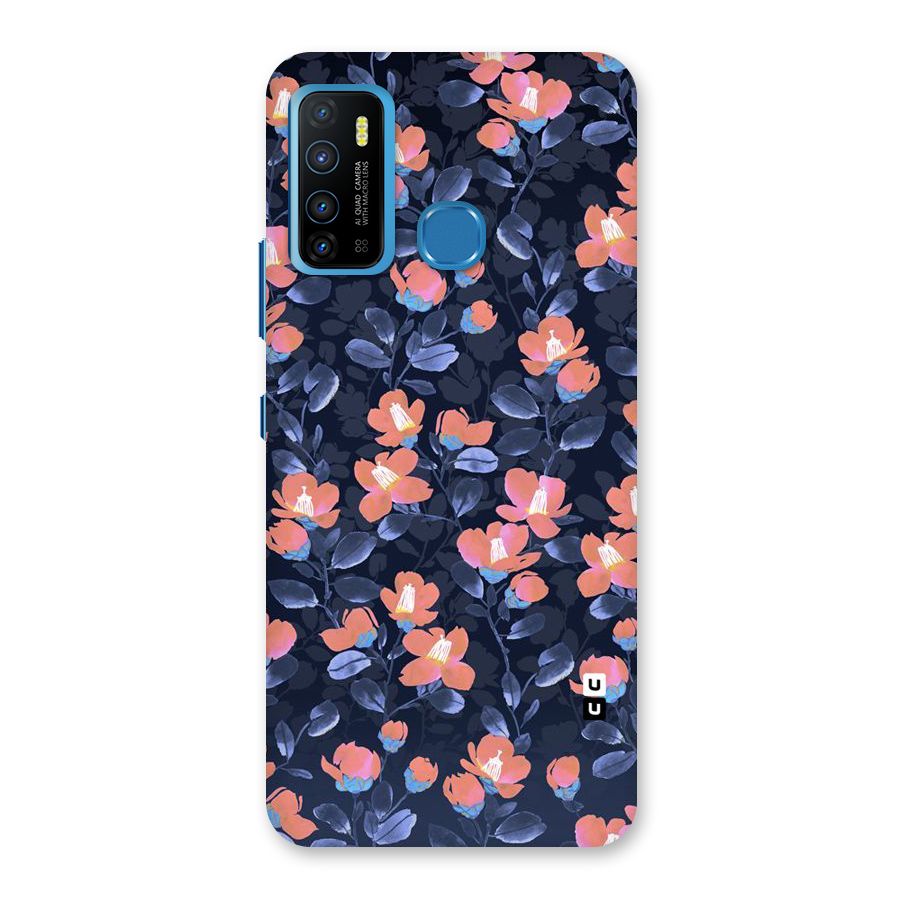 Tiny Peach Flowers Back Case for Infinix Hot 9