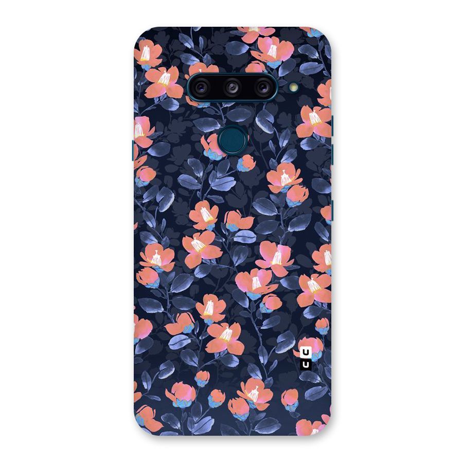 Tiny Peach Flowers Back Case for LG  V40 ThinQ