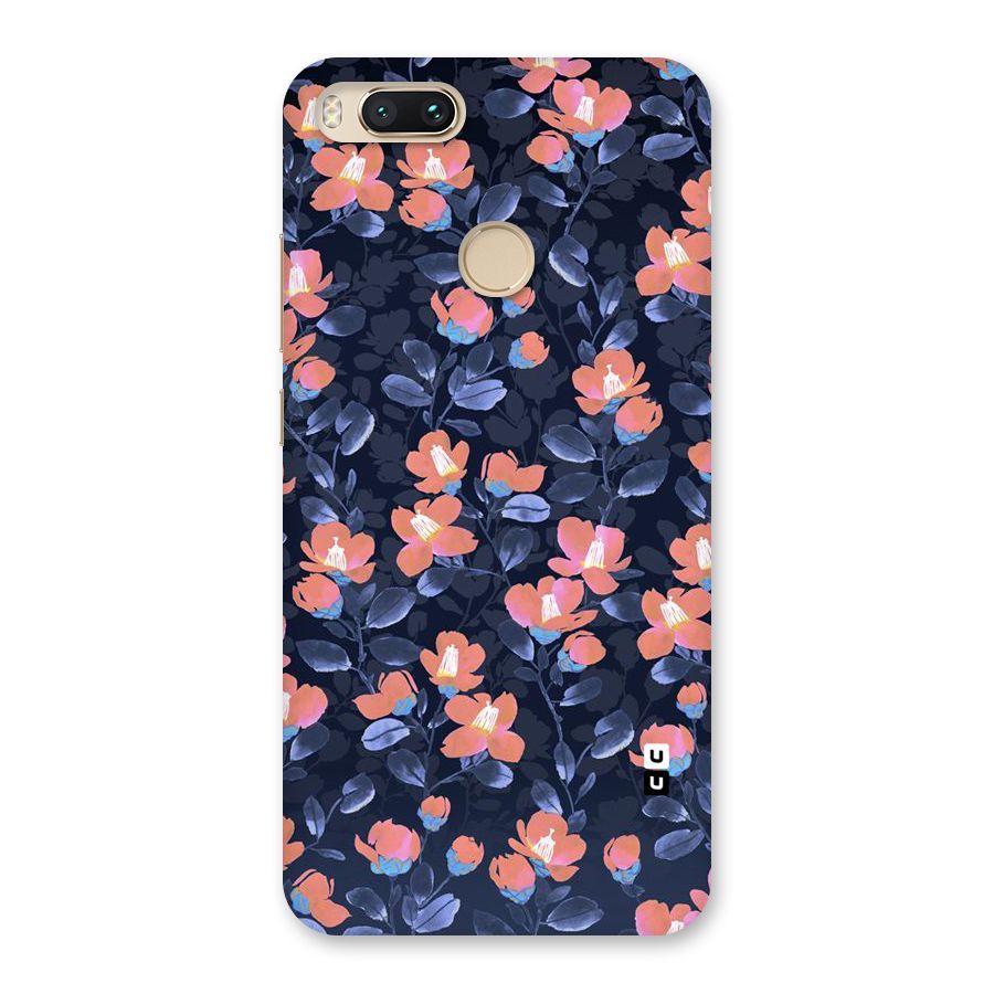 Tiny Peach Flowers Back Case for Mi A1