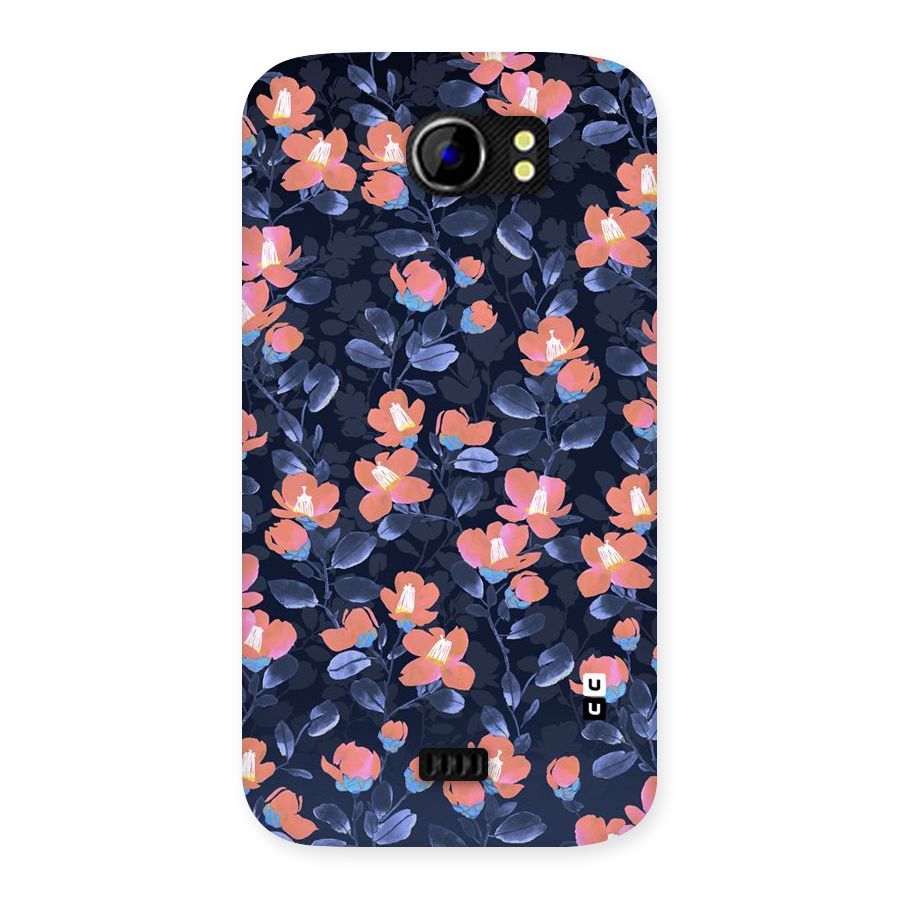 Tiny Peach Flowers Back Case for Micromax Canvas 2 A110