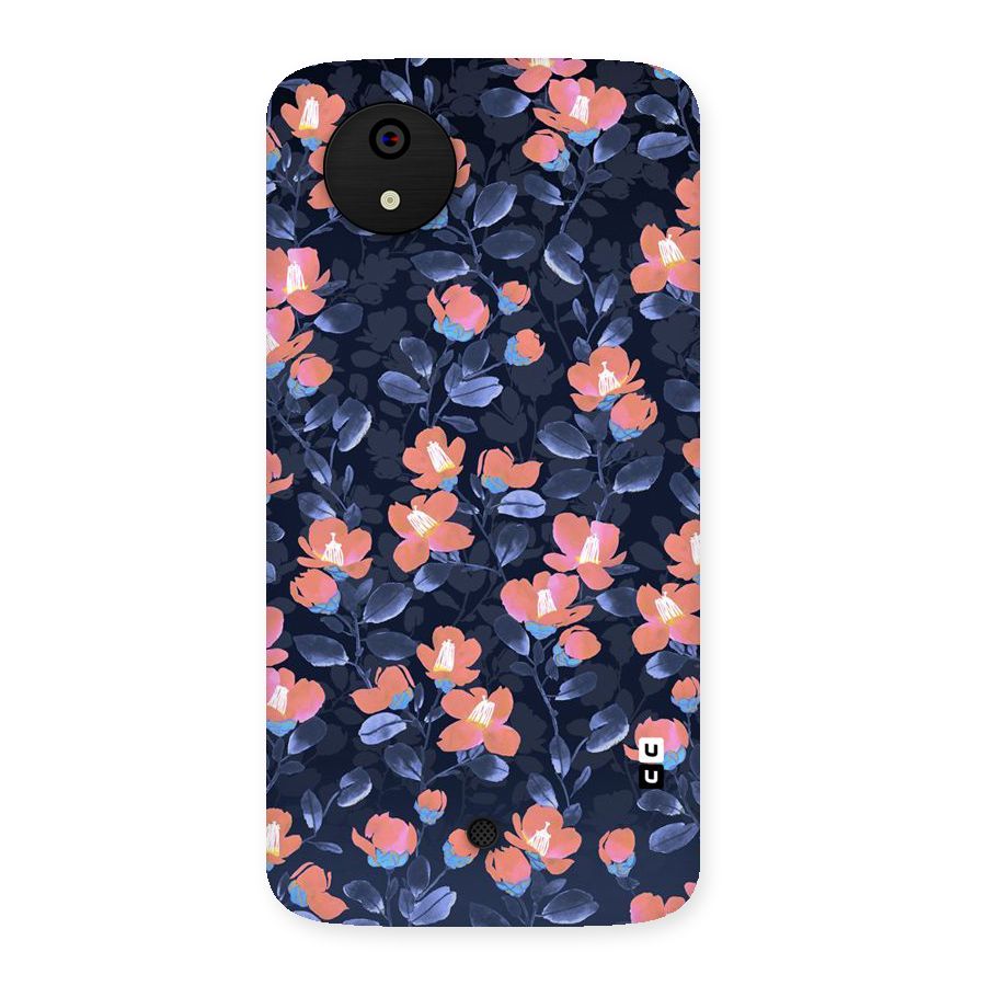 Tiny Peach Flowers Back Case for Micromax Canvas A1