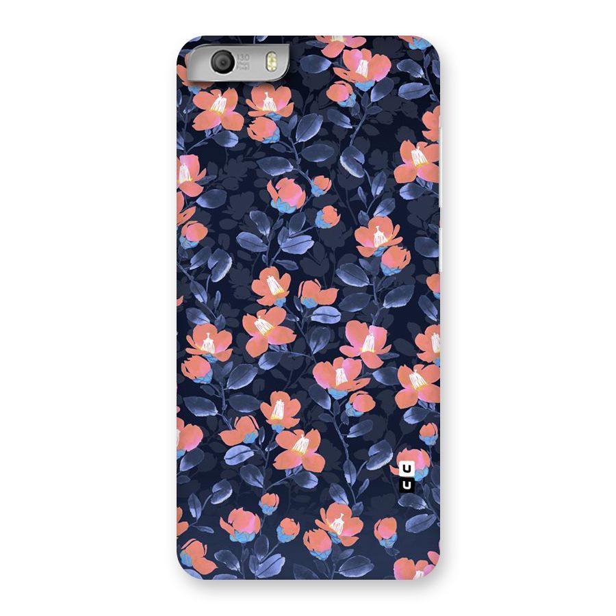 Tiny Peach Flowers Back Case for Micromax Canvas Knight 2