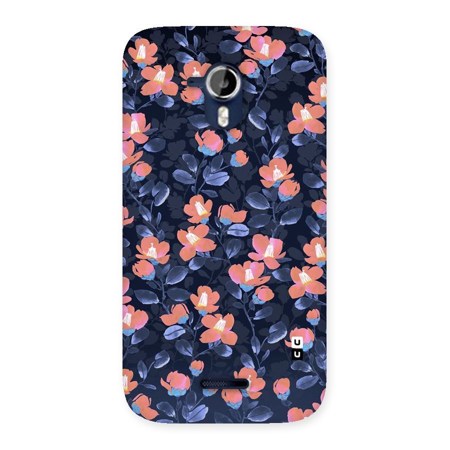 Tiny Peach Flowers Back Case for Micromax Canvas Magnus A117