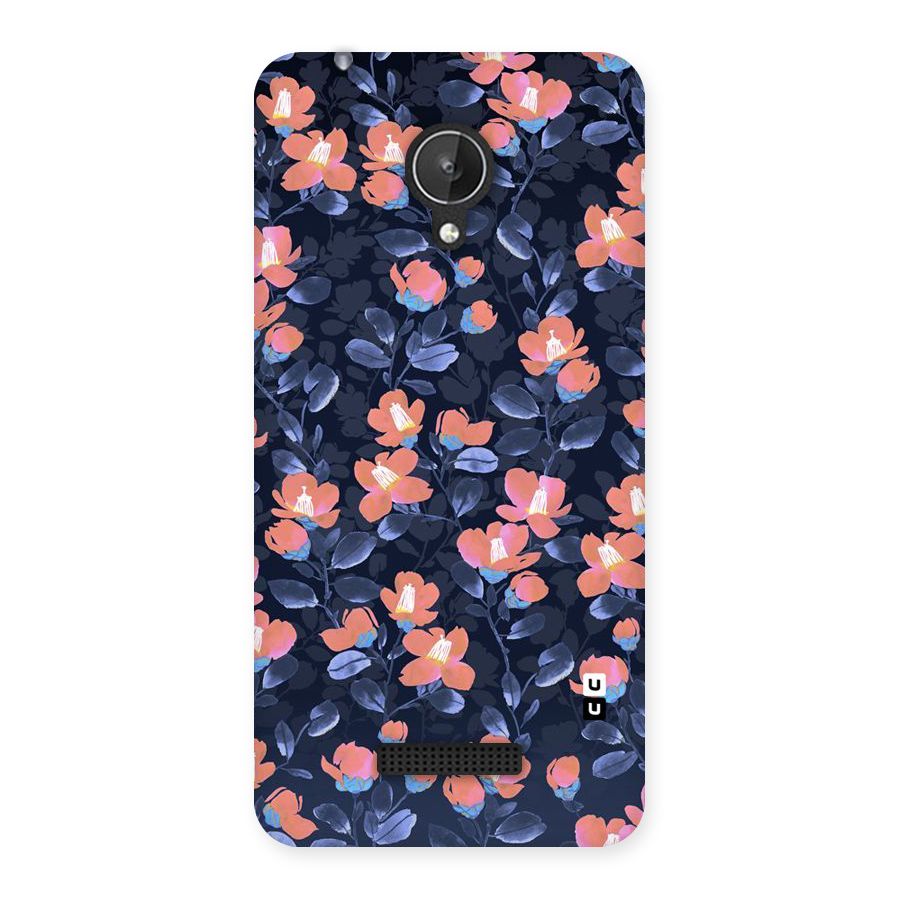 Tiny Peach Flowers Back Case for Micromax Canvas Spark Q380
