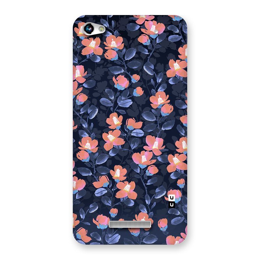 Tiny Peach Flowers Back Case for Micromax Hue 2