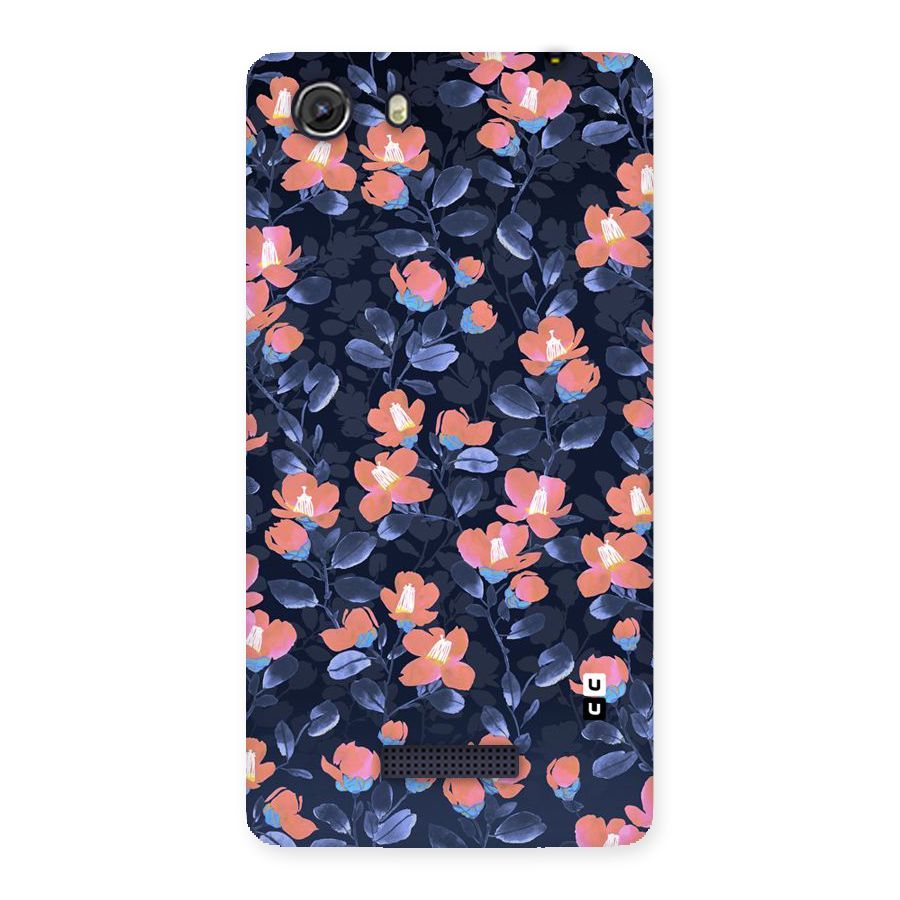 Tiny Peach Flowers Back Case for Micromax Unite 3