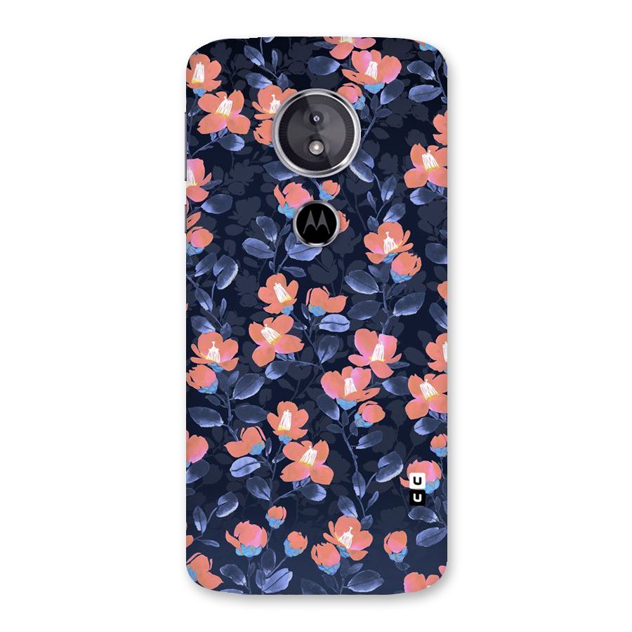 Tiny Peach Flowers Back Case for Moto E5