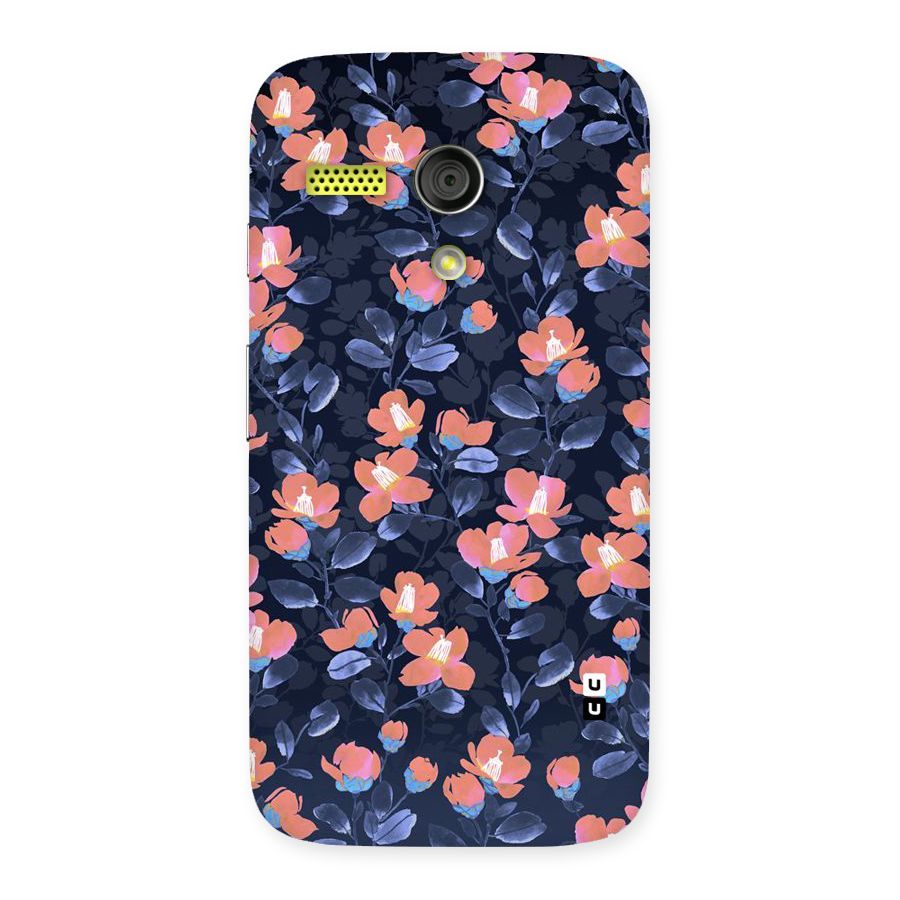 Tiny Peach Flowers Back Case for Moto G
