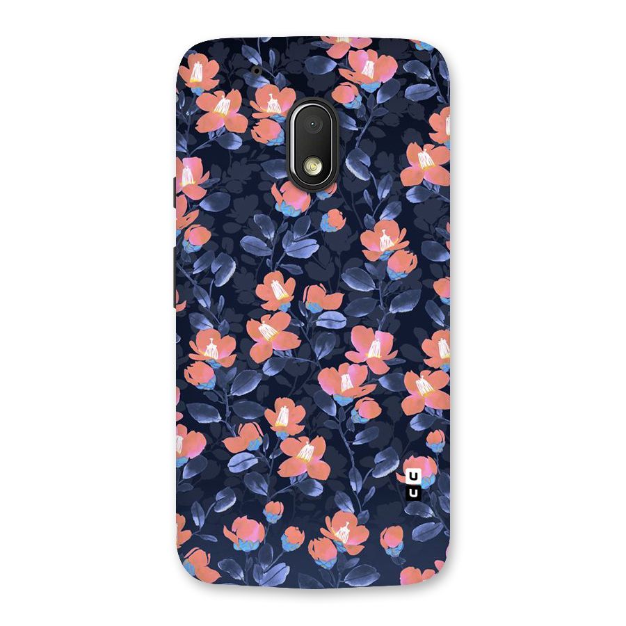 Tiny Peach Flowers Back Case for Moto G4 Play