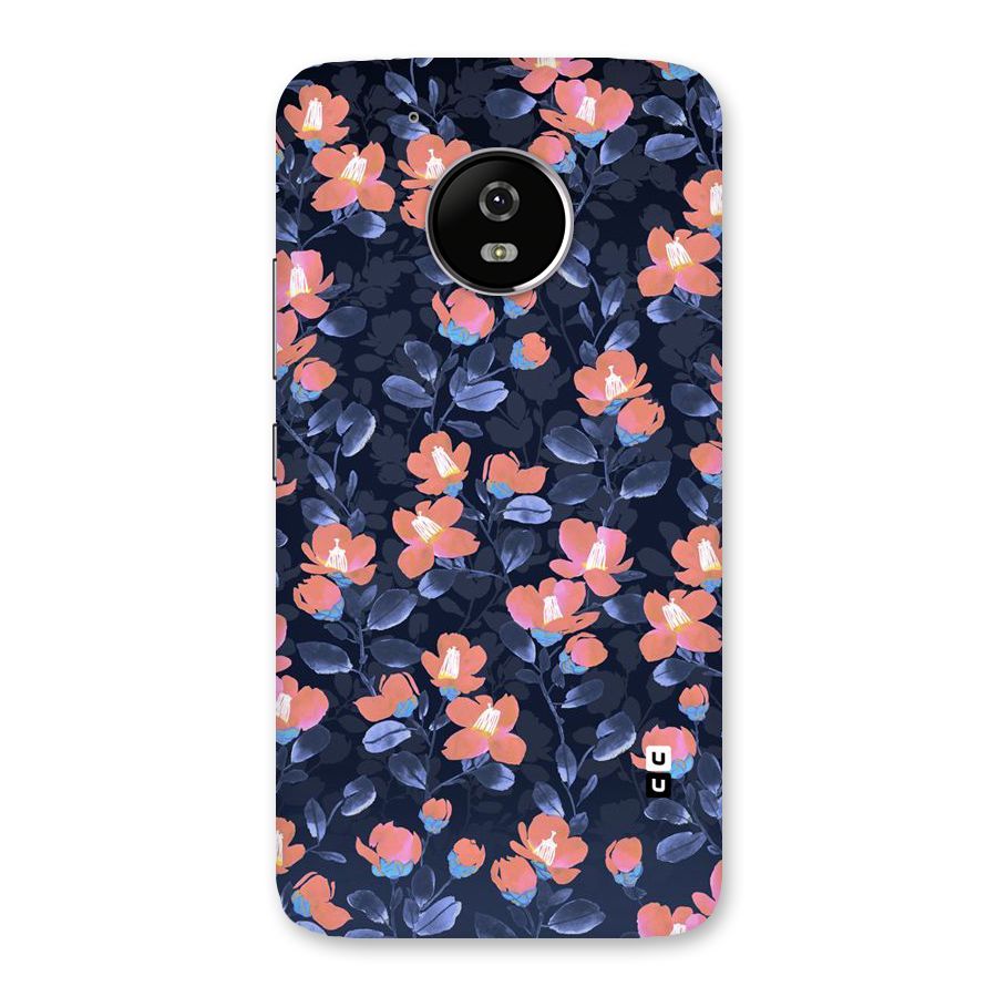 Tiny Peach Flowers Back Case for Moto G5
