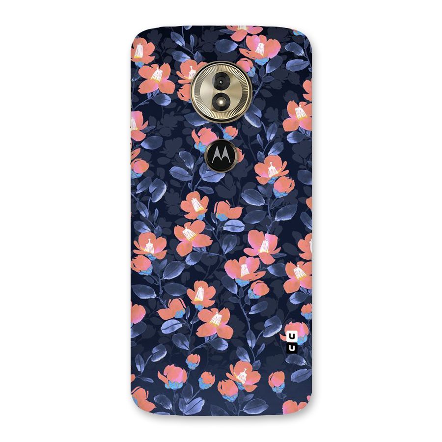Tiny Peach Flowers Back Case for Moto G6 Play