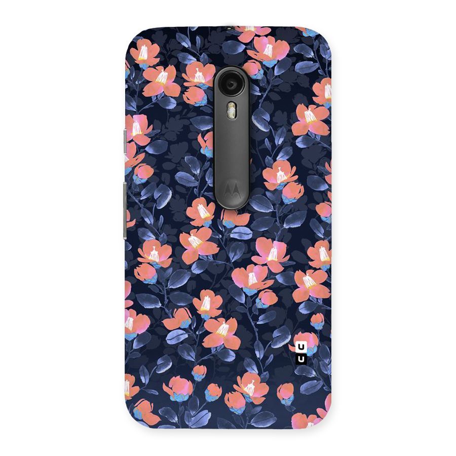 Tiny Peach Flowers Back Case for Moto G Turbo
