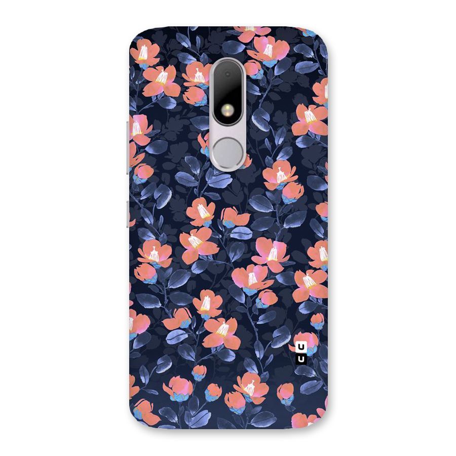 Tiny Peach Flowers Back Case for Moto M