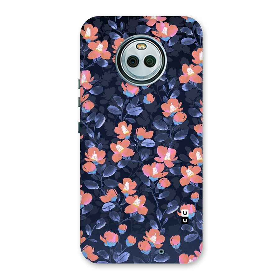 Tiny Peach Flowers Back Case for Moto X4