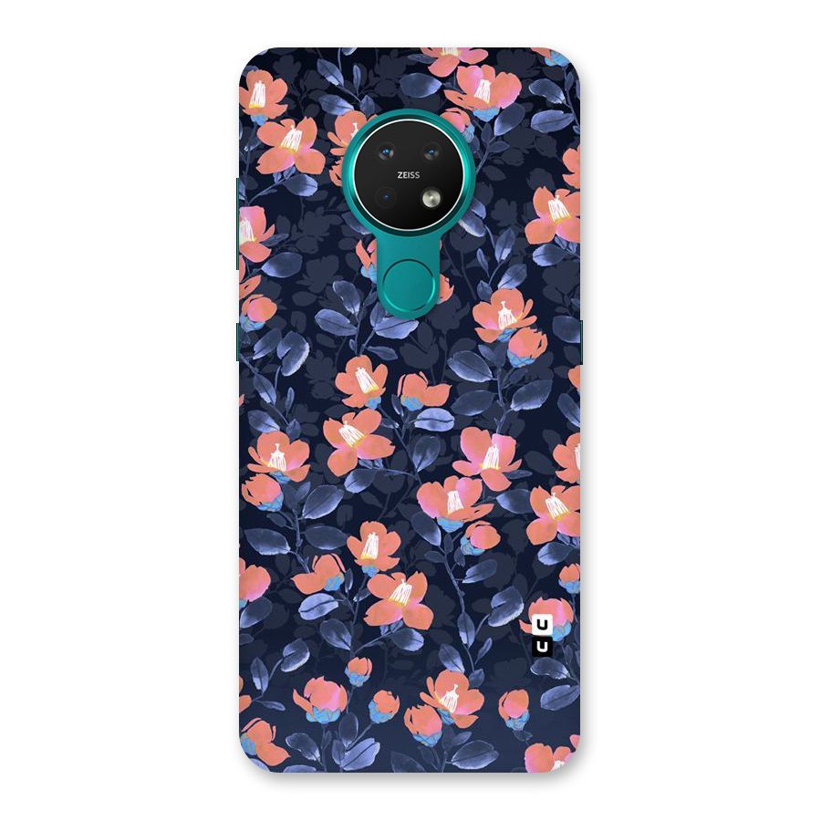 Tiny Peach Flowers Back Case for Nokia 7.2