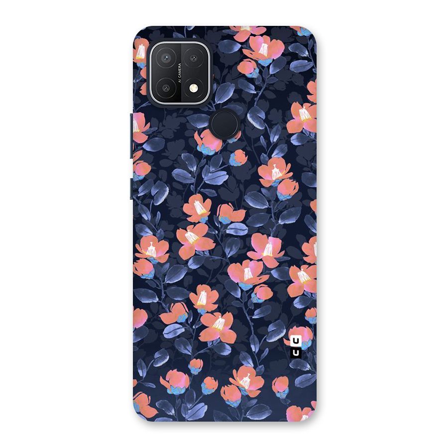 Tiny Peach Flowers Back Case for Oppo A15s