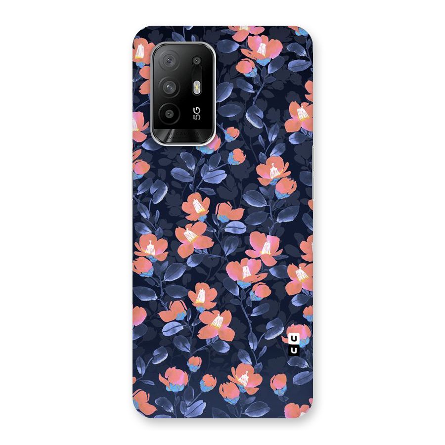 Tiny Peach Flowers Back Case for Oppo F19 Pro Plus 5G