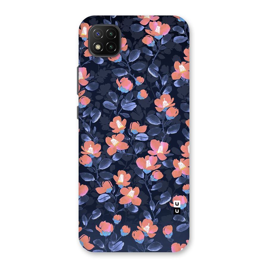 Tiny Peach Flowers Back Case for Poco C3