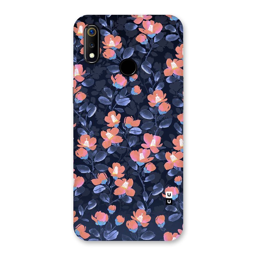 Tiny Peach Flowers Back Case for Realme 3