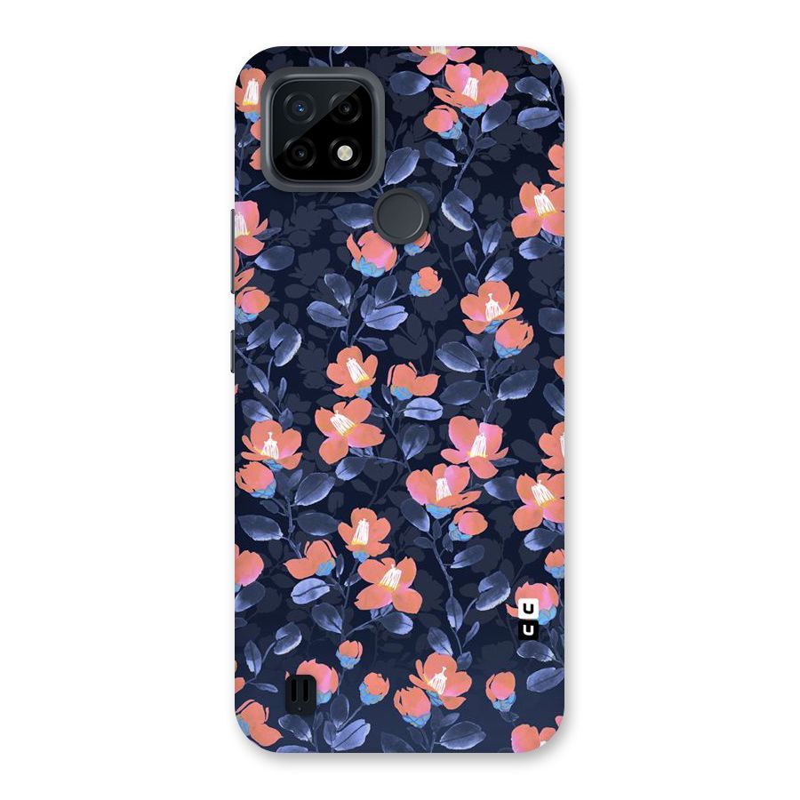 Tiny Peach Flowers Back Case for Realme C21