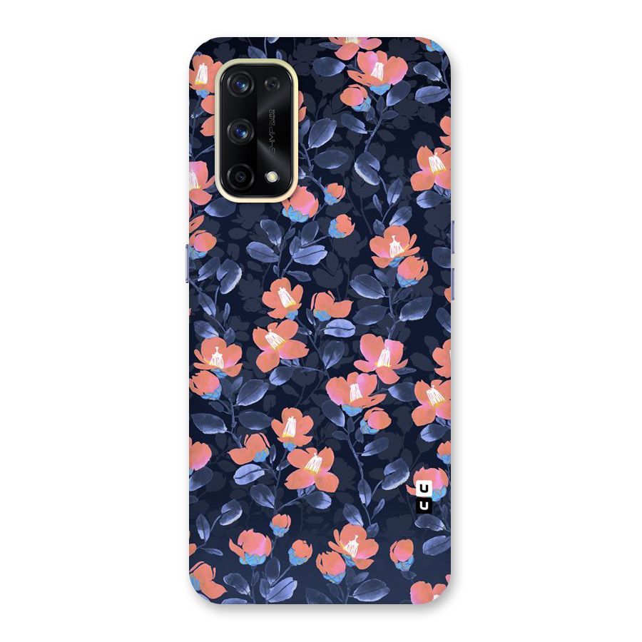 Tiny Peach Flowers Glass Back Case for Realme X7 Pro