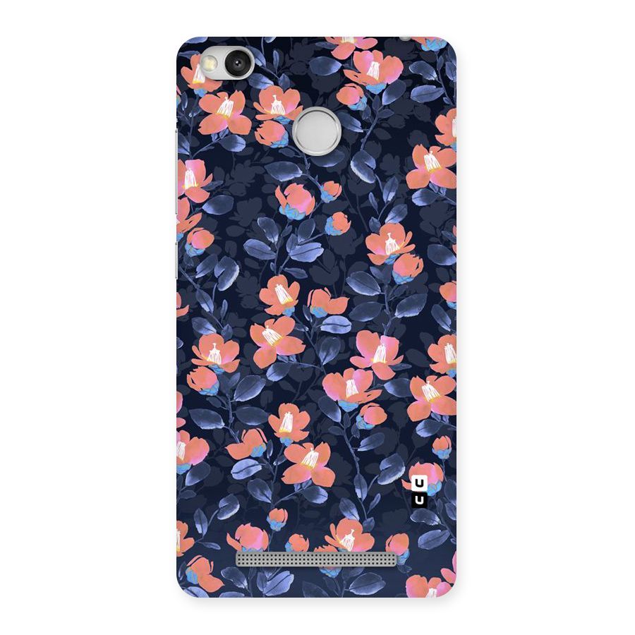Tiny Peach Flowers Back Case for Redmi 3S Prime