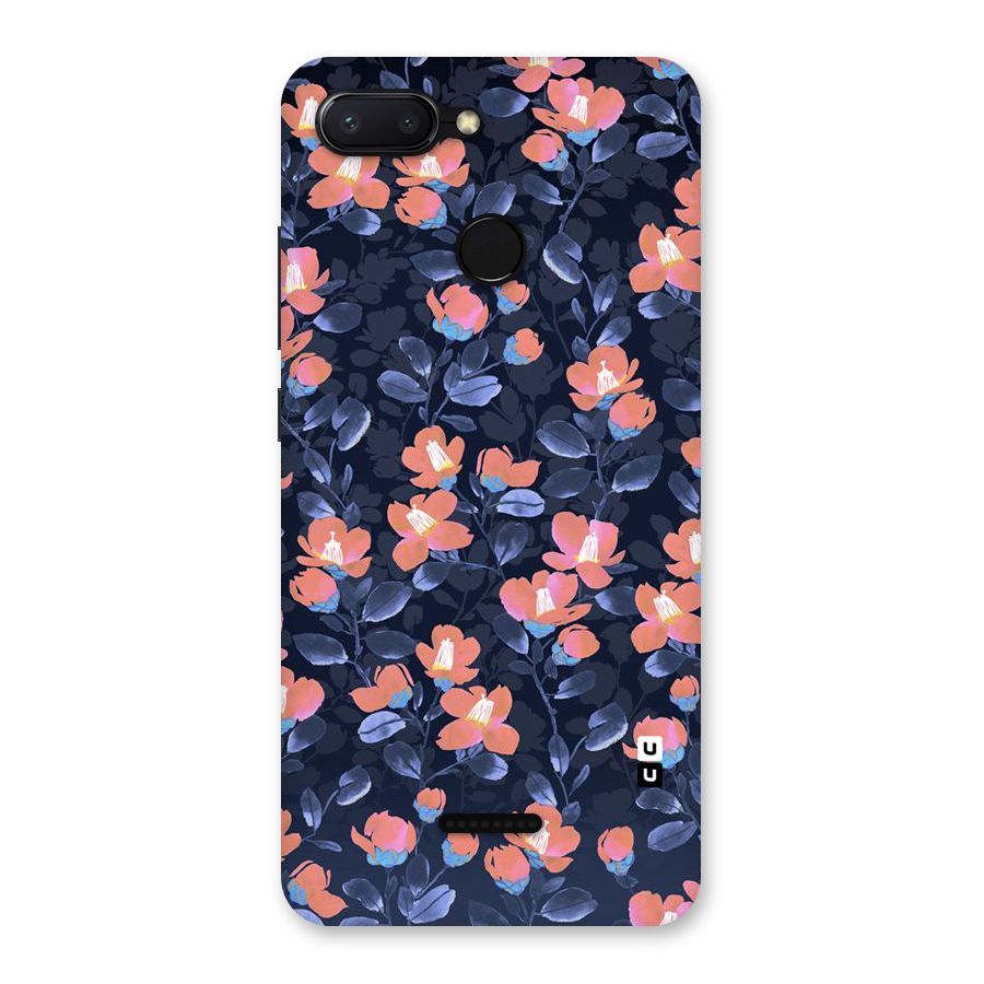 Tiny Peach Flowers Back Case for Redmi 6