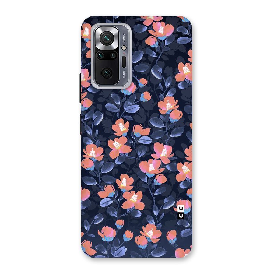 Tiny Peach Flowers Back Case for Redmi Note 10 Pro