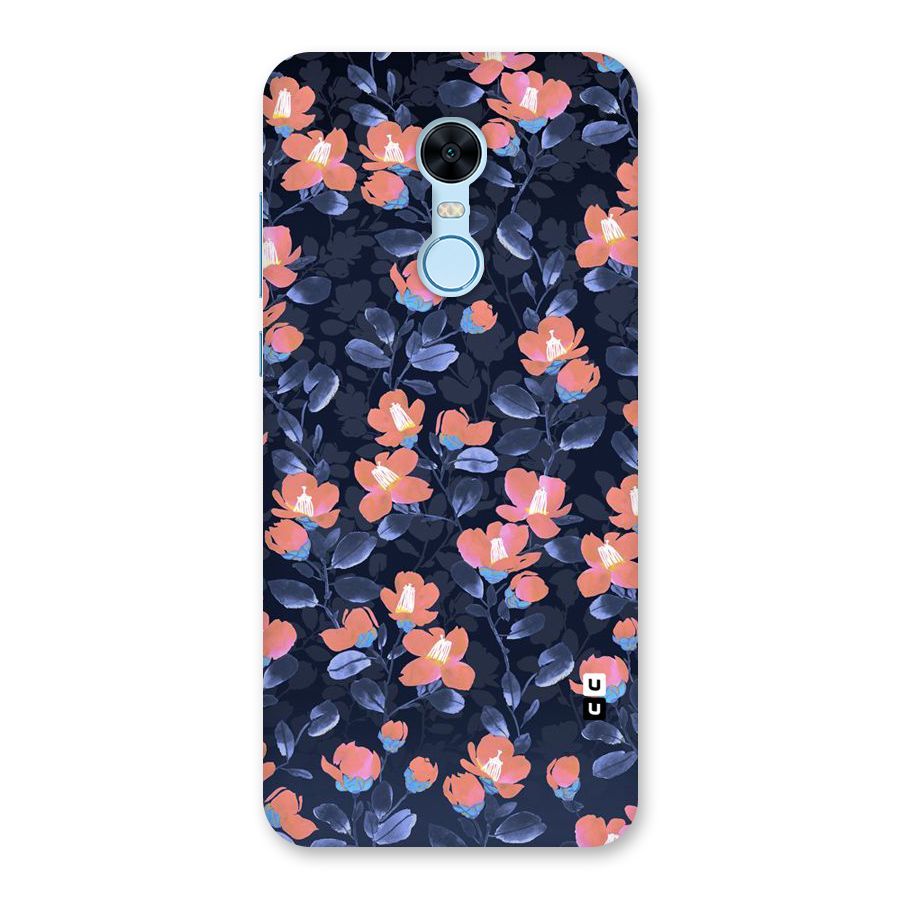 Tiny Peach Flowers Back Case for Redmi Note 5