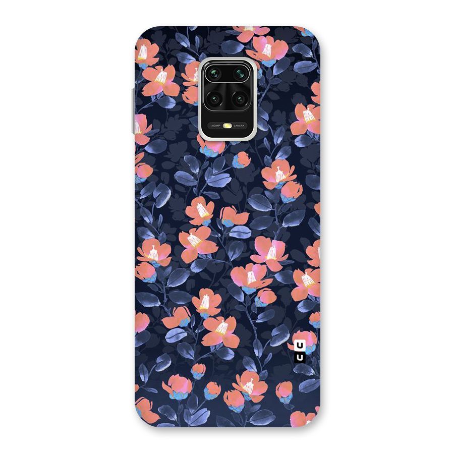 Tiny Peach Flowers Back Case for Redmi Note 9 Pro